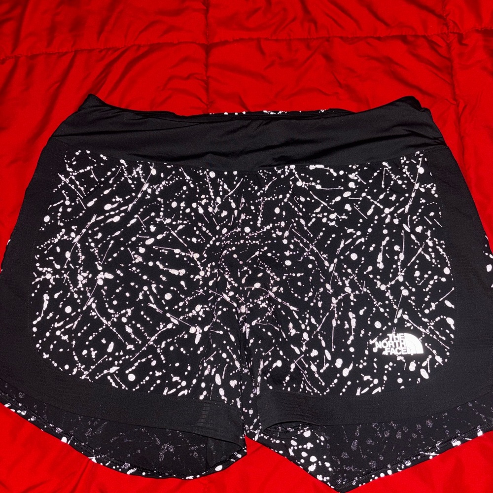 The North Face Women's Black and White Athletic Shorts